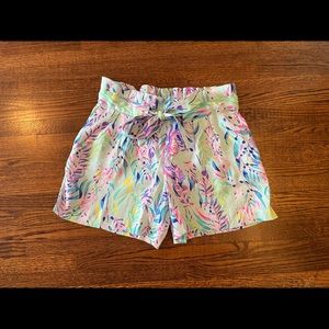 Lilly Pulitzer paperbag shorts
